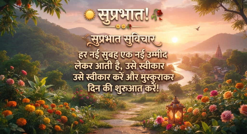 positive सुप्रभात सुविचार फोटो