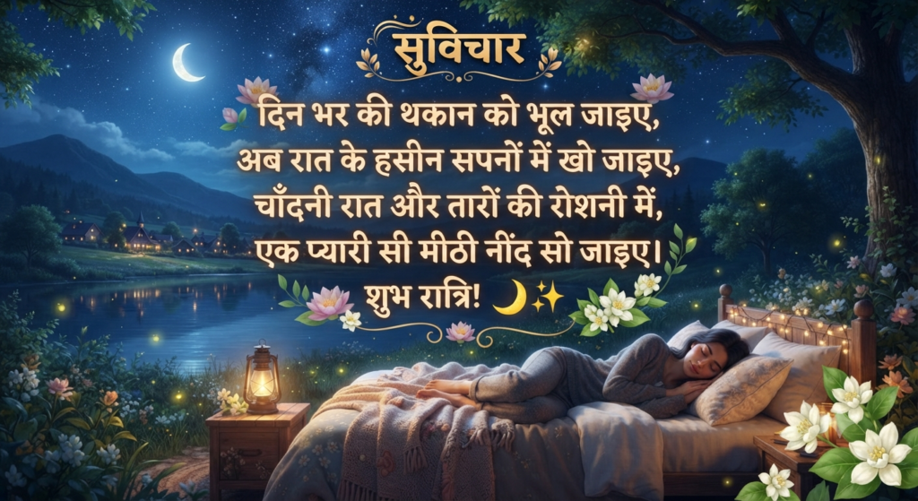 सुविचार good नाईट शायरी