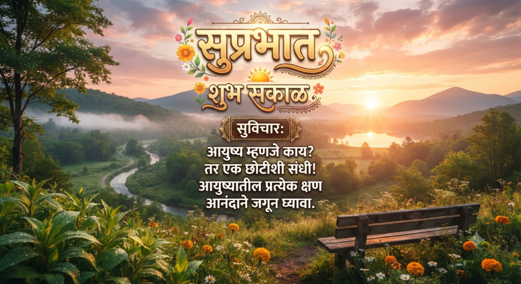 सुप्रभात शुभ सकाळ सुविचार | Amazing मराठी कोट्स २०२६ सुप्रभात शुभ सकाळ सुविचार