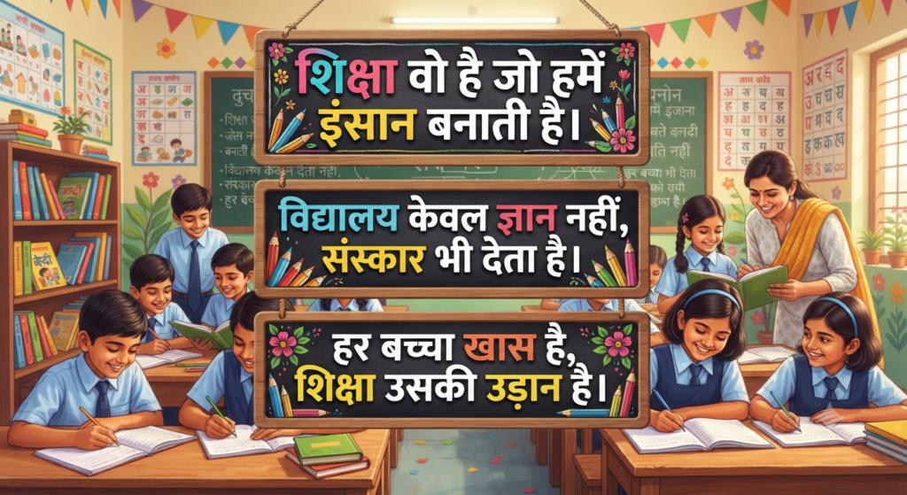 छोटे सुविचार स्कूल शिक्षा पर अनमोल वचन | शानदार अनमोल वचन 2026 छोटे सुविचार स्कूल शिक्षा पर अनमोल वचन