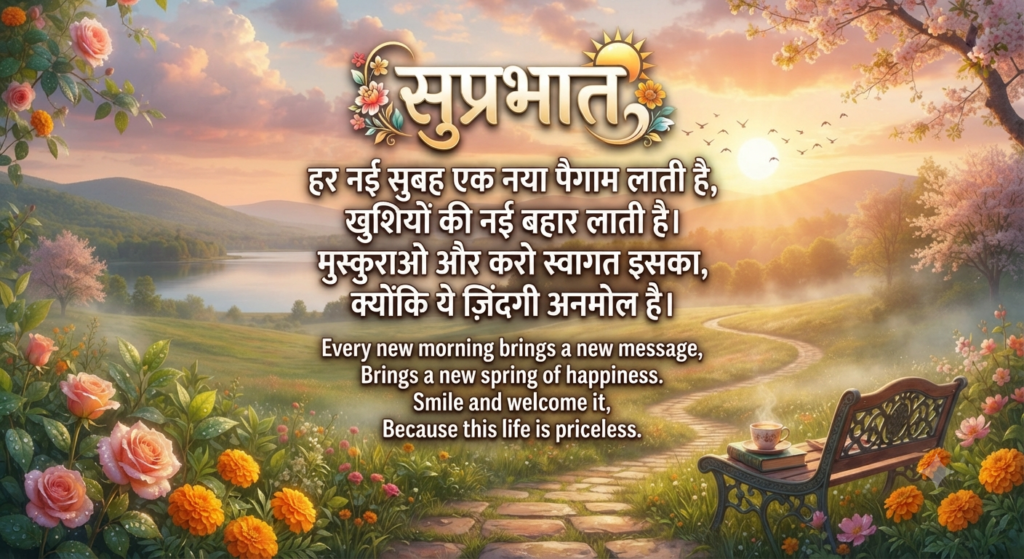 सुविचार गुड मॉर्निंग शायरी