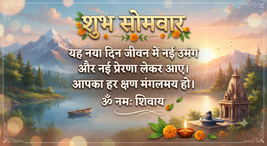 शुभ सोमवार सुविचार