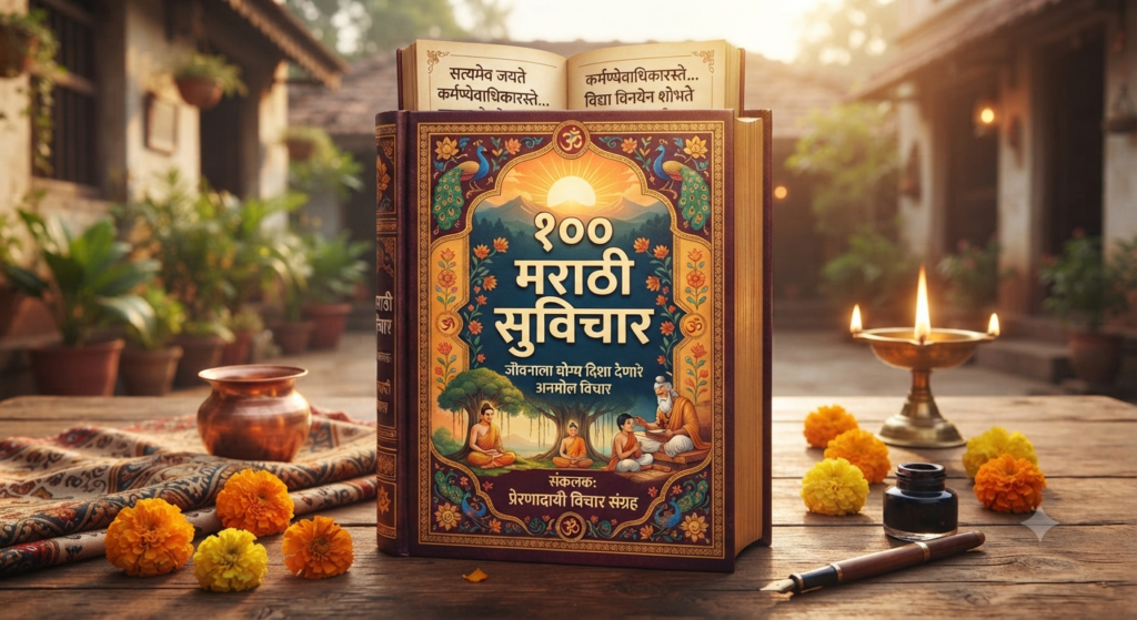 100 मराठी सुविचार | अप्रतिम प्रेरणादायी विचार 2026 100 मराठी सुविचार