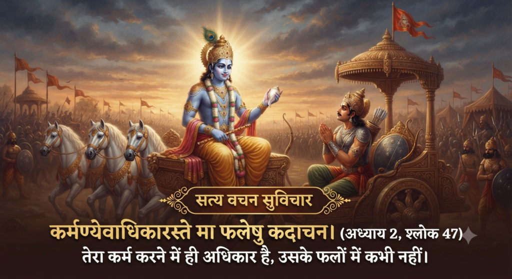 सत्य वचन सुविचार गीता उपदेश
