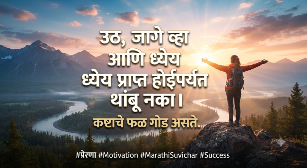 प्रेरणादायी सुविचार मराठी